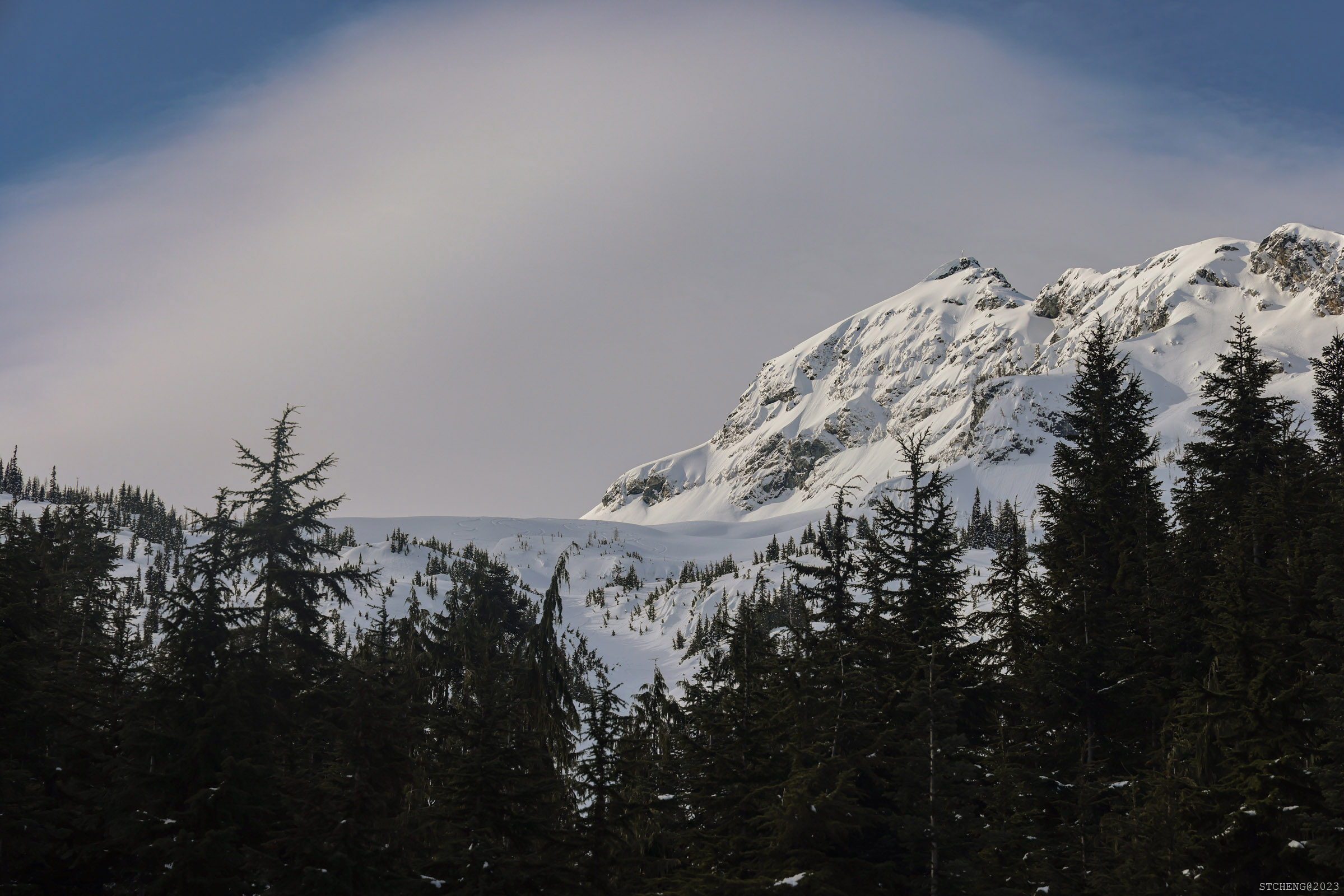 Ruby Mountain Starting to Appear