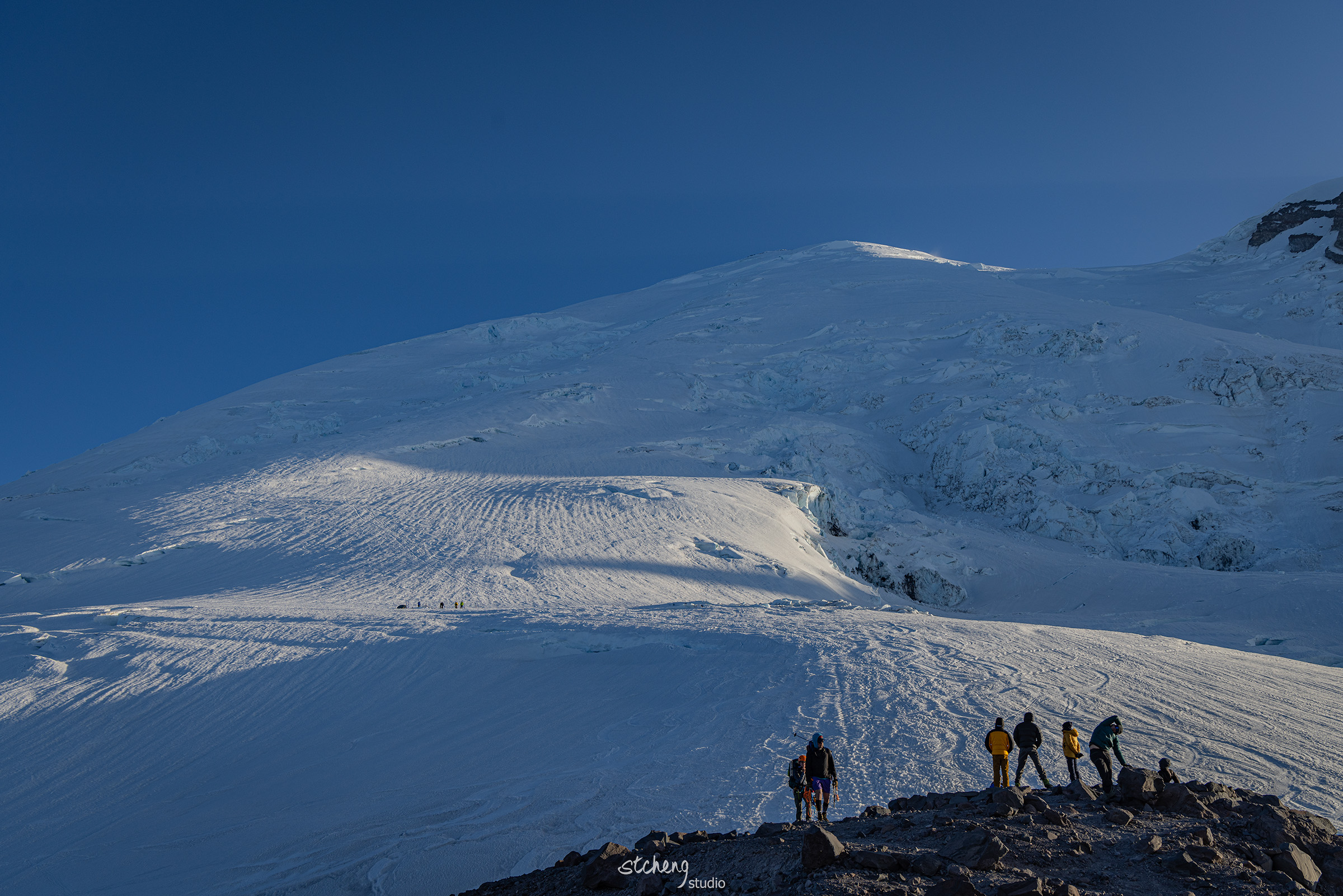 The Gorgeous View of the Summit From Camp Schurman