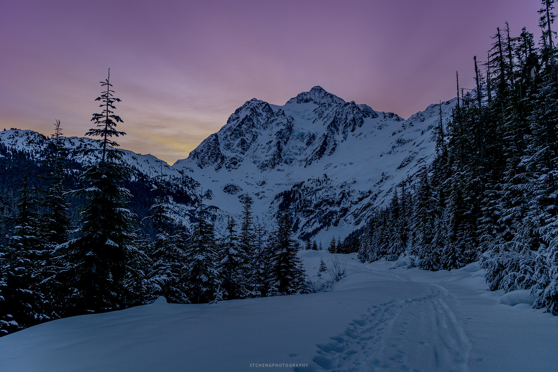 A Glimpse from the Foot of Mount Shuksan